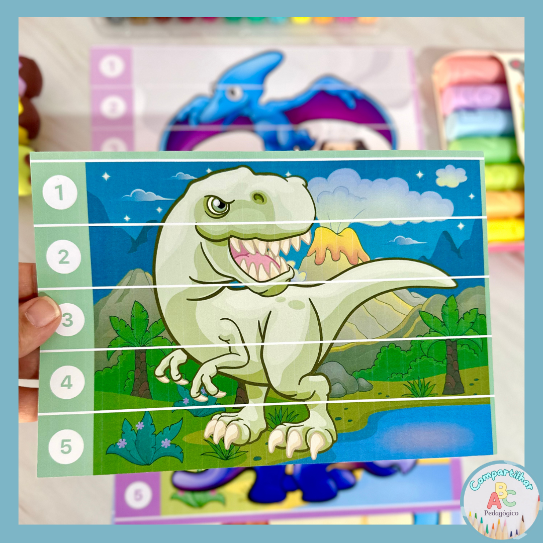 Quebra Cabeça Dinossauro