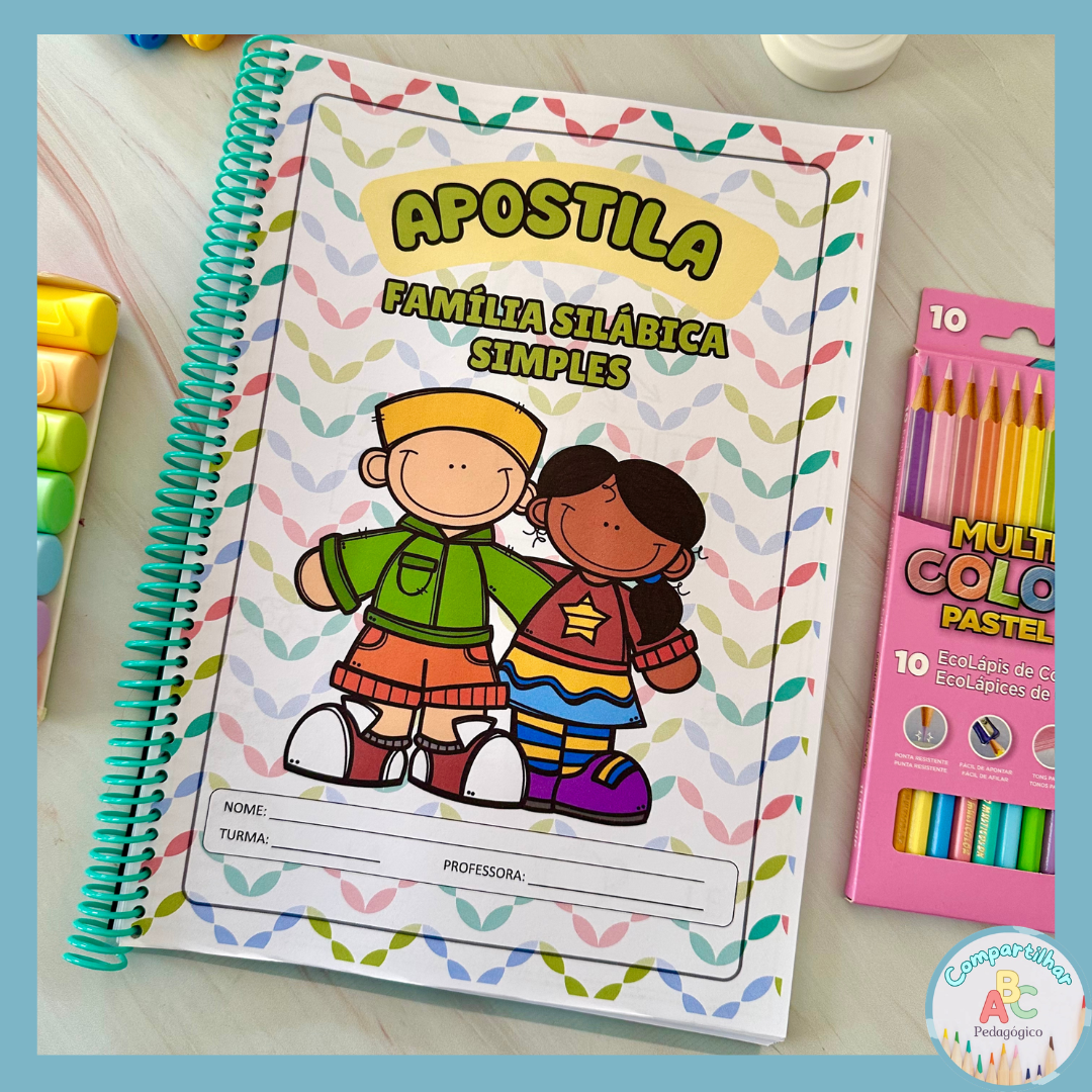 Garanta o sucesso da alfabetização das crianças com a Apostila Família Silábica Simples. Este material digital foi desenvolvido estrategicamente para professores, pais e psicopedagogos que buscam atividades de alfabetização lúdicas, eficientes e Prontas para Impressão. Com foco no método silábico, o arquivo em formato PDF oferece um aprendizado progressivo. As crianças aprendem a juntar consoantes e vogais de forma prática e divertida.