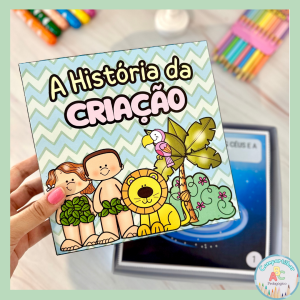 **Livro na Caixa “A História da Criação” – Ministério Infantil** O Livro na Caixa “A História da Criação” é um recurso pedagógico cristão desenvolvido para trabalhar a criação do mundo com crianças do Ministério Infantil de forma lúdica, visual e significativa. Baseado na Bíblia, o material apresenta palavras e expressões de fácil compreensão, tornando o aprendizado mais acessível e envolvente para as crianças. O recurso em formato de caixa desperta o interesse, estimula a participação e auxilia na compreensão da história bíblica da criação, favorecendo momentos de ensino, reflexão e fortalecimento da fé cristã. Ideal para escolas bíblicas, cultos infantis, aulas do Ministério Infantil e educação religiosa. Benefícios da proposta: • Facilita a compreensão da história bíblica; • Promove engajamento visual e participação ativa; • Auxilia na memorização dos conteúdos; • Incentiva a introdução à fé cristã; • Desenvolve vocabulário e linguagem; • Estimula a leitura bíblica infantil; • Favorece imaginação e criatividade; • Reforça valores cristãos; • Incentiva momentos devocionais; • Apoia a educação religiosa infantil; • Contribui para o desenvolvimento moral e ético. Arquivo em PDF pronto para impressão e acompanha vídeo tutorial de montagem.